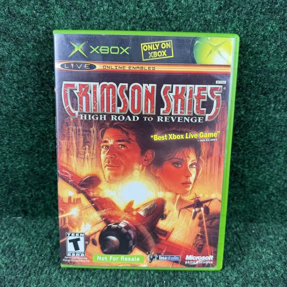 Crimson Skies: High Road to Revenge (Microsoft Xbox, 2003) COMPLETE CIB